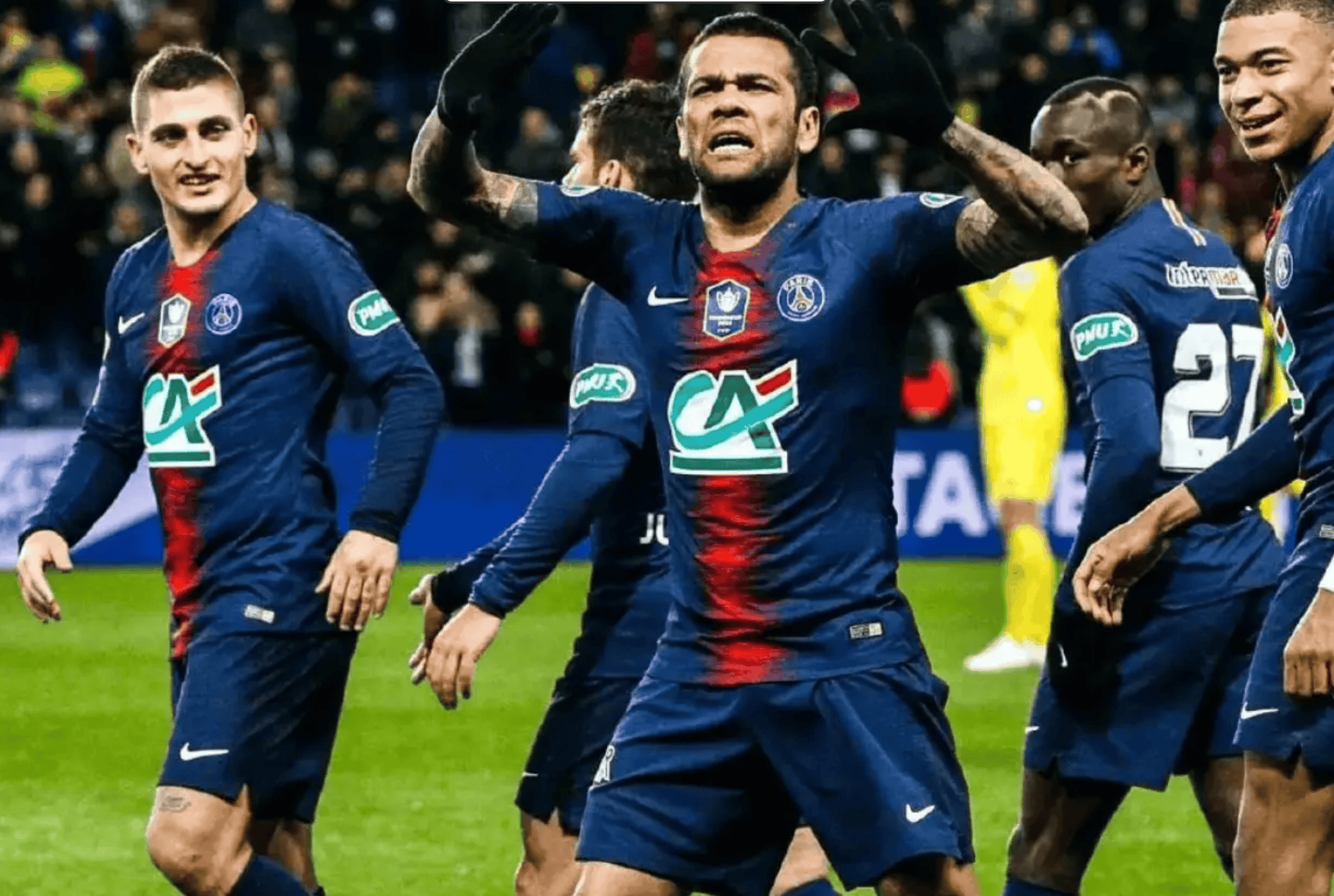 巴黎圣日耳曼2-1胜波尔多，继续领跑法甲联赛